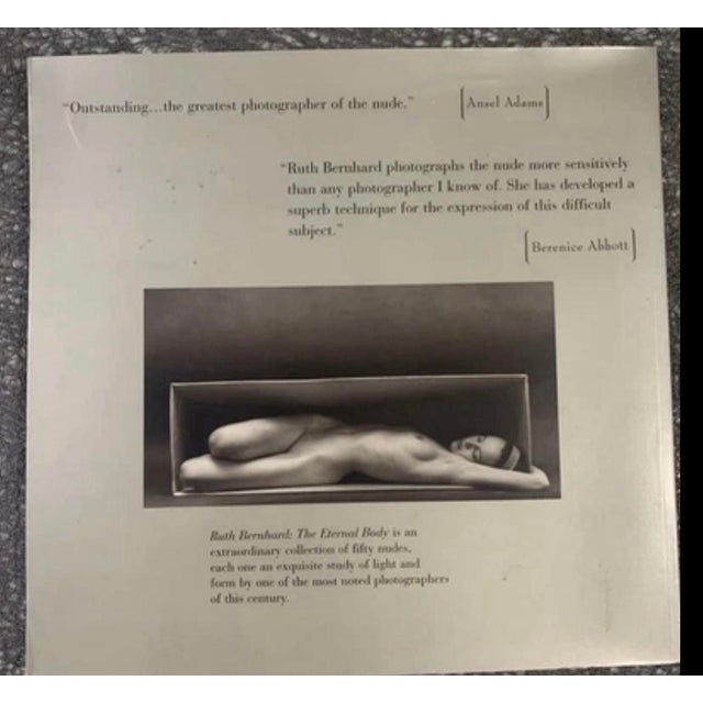 Vintage 1994 the Eternal Body : A Collection of Fifty Nudes by Ruth Bernhard Paperback Coffee Table Art Book For Sale - Image 10 of 11