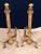 Large and Impressive Louis XVI Style Brass and Irons - a Pair For Sale - Image 4 of 10
