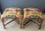 Pair of McGuire Style Chinoiserie Bamboo Stools or Ottomans With Tufted Cushions. For Sale - Image 9 of 18