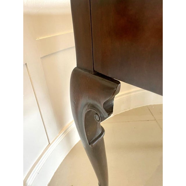 Brown Fine 18th Century George Li Irish Chippendale Mahogany Side Table, 1750s For Sale - Image 8 of 18