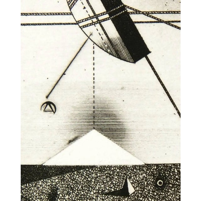 Abstract Modern Aquatint Abstract For Sale - Image 3 of 5