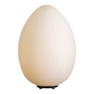 Large Molded Plastic Egg Form Lamp For Sale