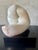 Mid-Century Modern 1970s Freeform Modernist Carved Marble Abstract Sculpture in the Style of Henry Moore For Sale - Image 3 of 6