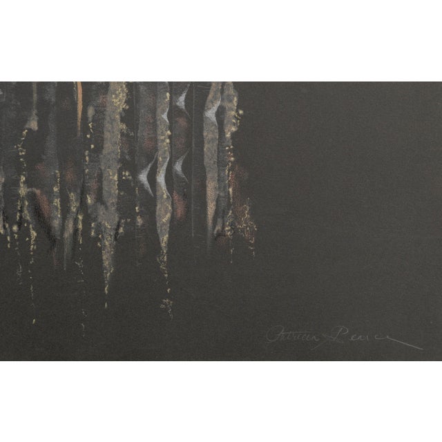 Drawing/Sketching Materials White and Gold Lace Kimono - Hand Augmented Collotype by Patricia A. Pearce For Sale - Image 7 of 7
