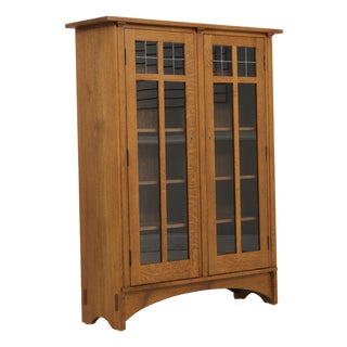 Stickley Mission Oak Arts & Crafts Bookcase For Sale