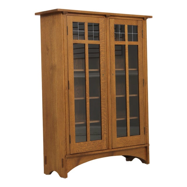 Stickley Mission Oak Arts & Crafts Bookcase For Sale
