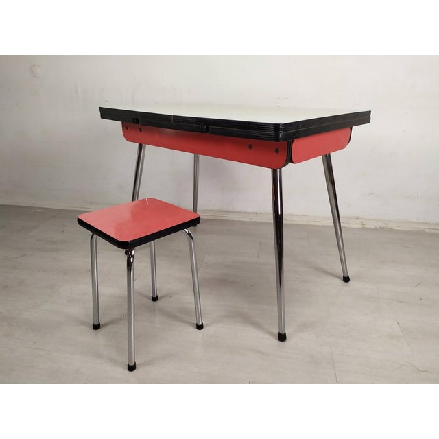 Vintage Formica Extentable Table, 1960s For Sale - Image 13 of 18