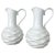 Op Art Biscuit Porcelain Jug Vases from Edelstein Bavaria, Germany, 1970s, Set of 2 For Sale - Image 14 of 14