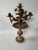 Victorian Antique Italian Gilded Wood and Tole Candelabra for 5 Candles For Sale - Image 3 of 7