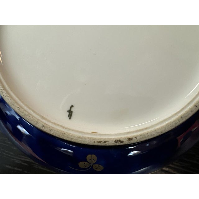 Blue and Gold Porcelain Bowl from Sèvres, 1921 For Sale - Image 9 of 10