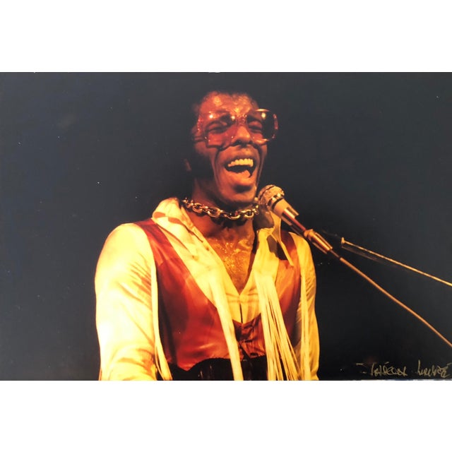 Jason Laure, Original Hand Signed Rock & Roll Photograph Sly & the Family Stone Woodstock, 1969 For Sale