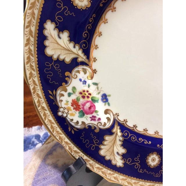 1910s English Porcelain Dinner Plates, Cauldon China, Set of Six For Sale - Image 10 of 12