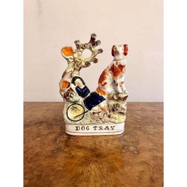 Antique Victorian Staffordshire Figure, 1880 For Sale - Image 6 of 6