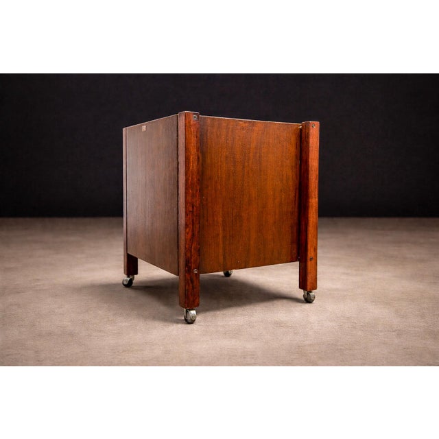 1960s Filing Cabinet & Drawers in Rosewood, Jorge Zalszupin, 1960’s For Sale - Image 5 of 10