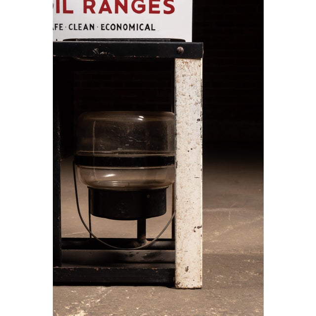 White Vintage "Boss" Oil Ranges in-Store Point-of-Sale Display For Sale - Image 8 of 10