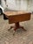Victorian Mahogany Sofa Table. Drop Sides, with A Drawer. Sizes 91 x 51 cms, 77 cms tall, with flaps extended 101 x 91 cms...