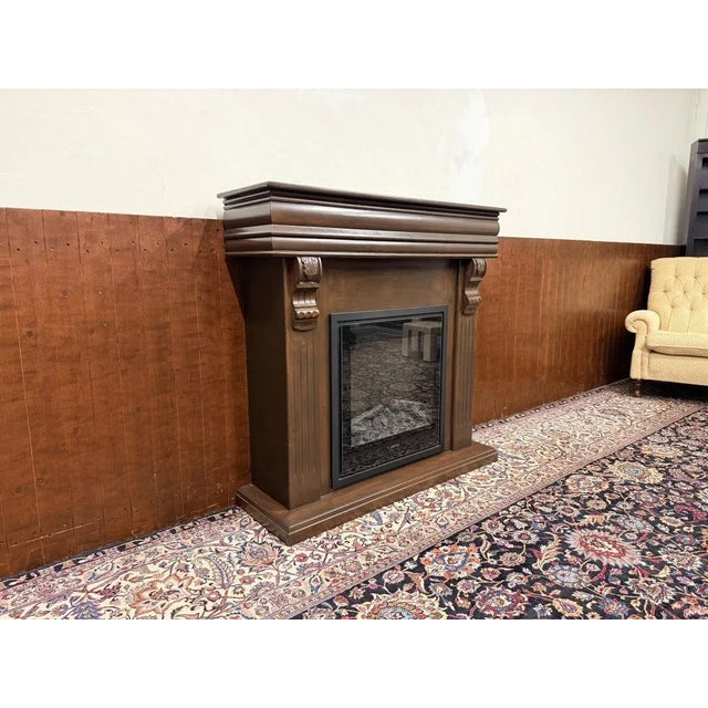 English Decorative Fireplace in Wood For Sale - Image 3 of 18