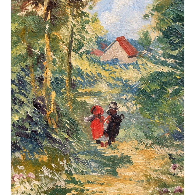Impressionist Landscape Oil Painting For Sale - Image 4 of 5