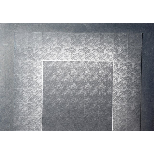Marcase, Abstraction, 1981, Chalk on Paper For Sale - Image 3 of 10