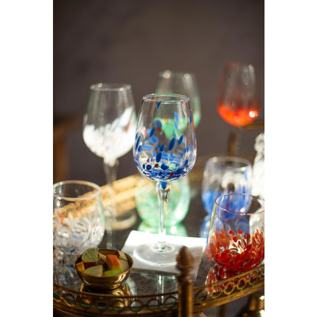 VIETRI Chiara Orange Short Tumbler For Sale - Image 10 of 12