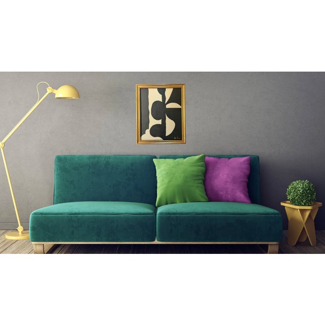 Contemporary Abstract Expressionist Painting by Bryan Boomershine Framed For Sale In Palm Springs - Image 6 of 6