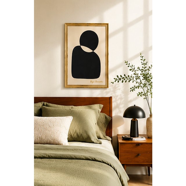 Black Harmony I Modern Painting, Framed by Bryan Boomershine For Sale - Image 8 of 8