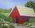 Contemporary California Red Barn 11x14 Lynne French Landscape Oil Painting For Sale - Image 3 of 5