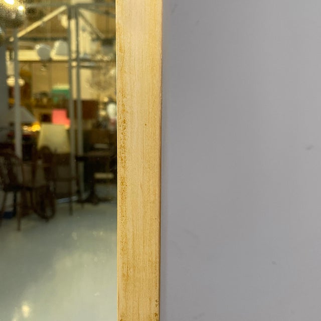 Art Deco Italian Full-Length Floor Mirror in Light and Black Wood, 1930s For Sale - Image 14 of 18