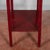 Red Liberty Trestle in Pompeian Red Painted Wood For Sale - Image 8 of 9
