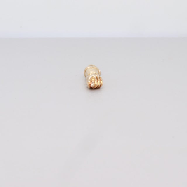 Vintage 14k Gold Fig Sign / Mano Figa Pendant or Charm for a Bracelet For Sale - Image 16 of 16