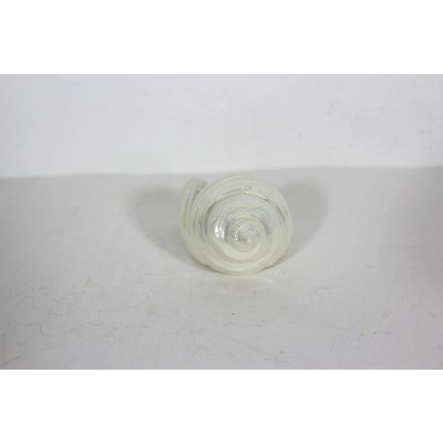 Iridescent Ceramic Snail Shell Napkin Rings- Set of 11 For Sale - Image 11 of 11