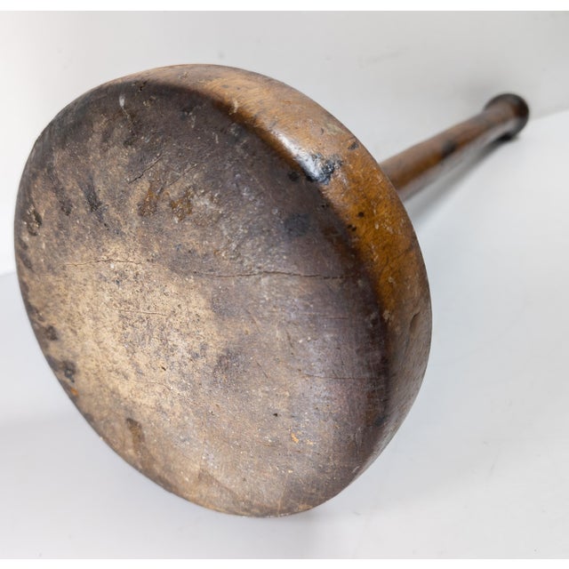 19th Century Unusual Carved Wood Ceremonial Club Sculpture, Pacific Islands For Sale - Image 16 of 16