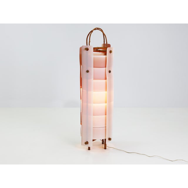 French Riviera Bamboo Floor Lamp, France, 1970 For Sale - Image 4 of 9
