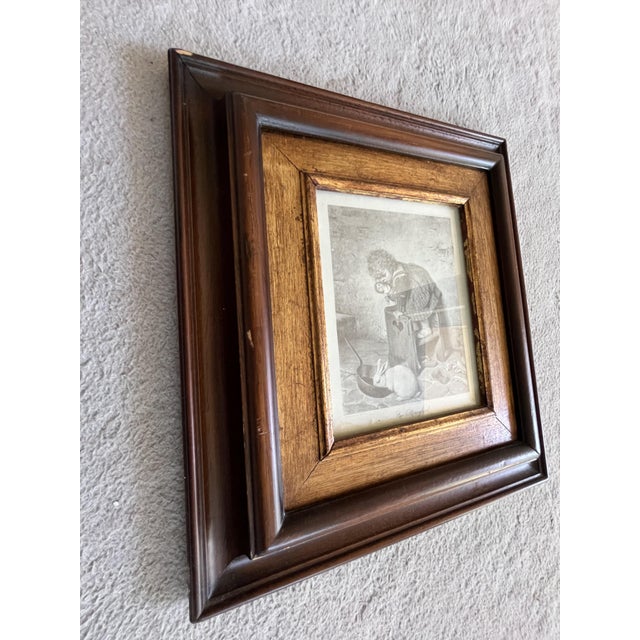 Wood Hermann Kaulbach, Ein Störenfried, Late 19th Century, Screenprint, Framed For Sale - Image 7 of 10