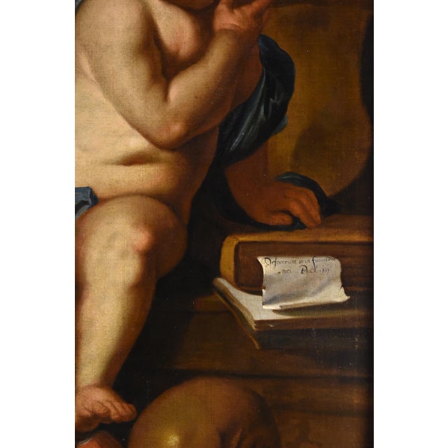 Erasmus Quellinus II, Vanitas Allegory of Youth, 1660, Oil on Canvas For Sale - Image 6 of 16