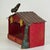 Wood Vintage "Christmas for the Birds" Bird House From the American Folk Art Museum, New York City For Sale - Image 7 of 11