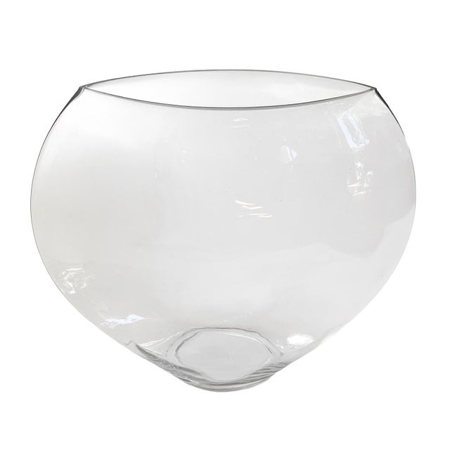 European Handmade Glass Vase, Organic Modern Style, 20th Century For Sale In Los Angeles - Image 6 of 8
