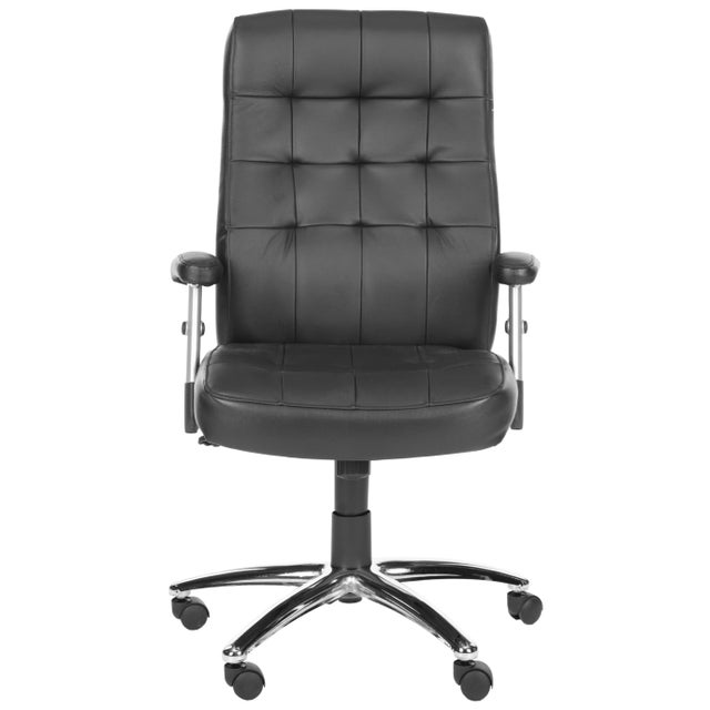 Miller Desk Chair in Black & Silver For Sale In Philadelphia - Image 6 of 6