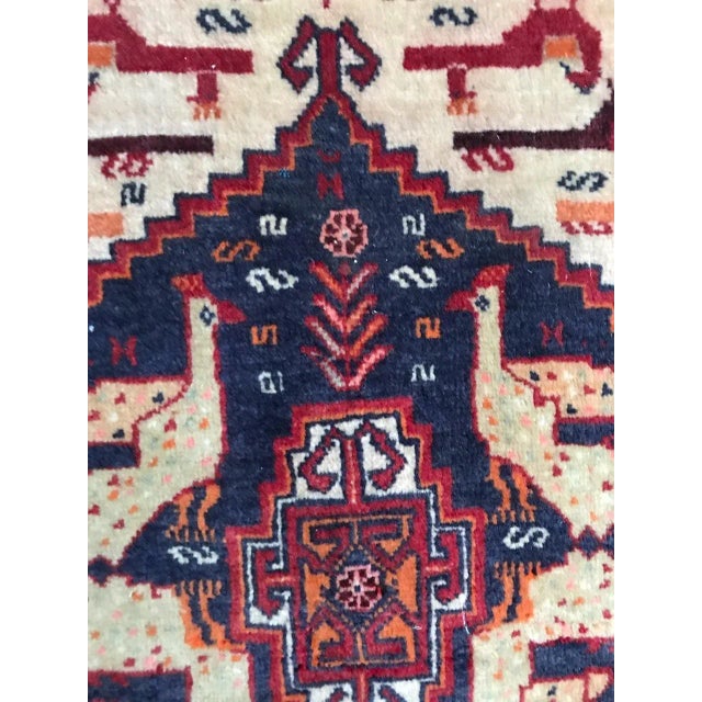 Little Ghashghai Rug, 1960s For Sale - Image 9 of 11