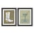 Annie Jane and Domino by Willa Heart in Brimfield Black Frame, Set of 2 Mini Art Prints For Sale