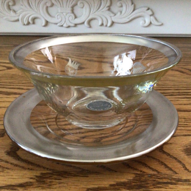 Mid Century Georges Briard Chip, and Dip With Dip Dish-Set of 3 For Sale - Image 9 of 13