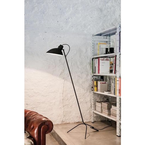 VV Cinquanta Red and Black Floor Lamp by Vittoriano Viganò for Astep For Sale - Image 14 of 15