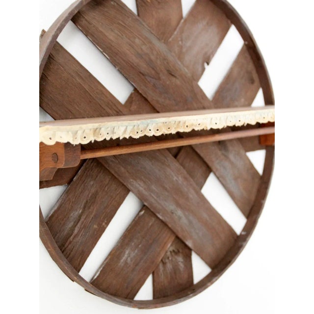 Vintage Farmhouse Wall Shelf For Sale - Image 6 of 10