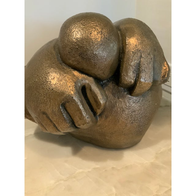 Carole Shultz Sculpture, “Woman Self-Embrace,” 1975, Signed and Numbered For Sale - Image 4 of 8