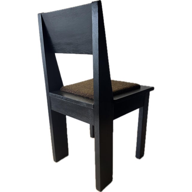 Art Deco Oak Dinning Chairs by J.A. Muntendam for L.O.V. Oosterbeek, Set of 2 For Sale - Image 6 of 9