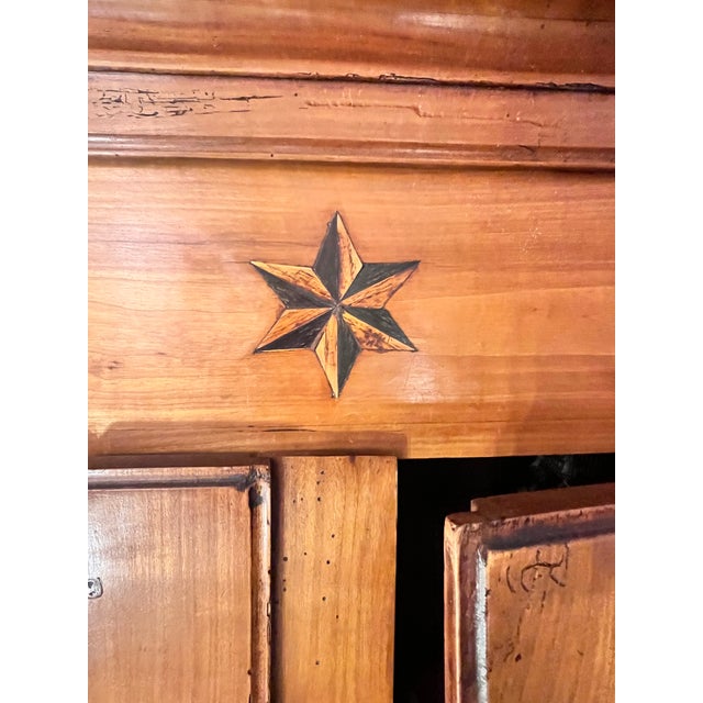 19th Century Antique French Oak Corner Cabinet For Sale In Boston - Image 6 of 8