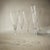 Cesena Optic Champagne Flutes, Set of 4 For Sale - Image 4 of 6