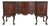 Romweber Antique Chippendale Flame Mahogany Serpentine Front Sideboard Credenza, Circa 1920s For Sale