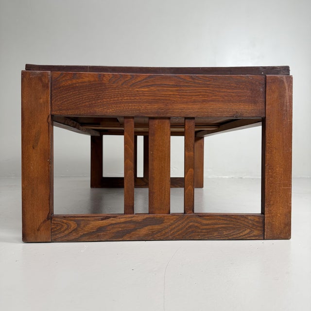 Low Japanese Chabudai Writing Table with Drawers, 1920s For Sale - Image 4 of 12