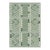 Contemporary Scandinavian Style Green Geometric Wool Rug by Rug & Kilim, India For Sale